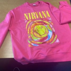 Nirvana Smile Overdyed Sweatshirt